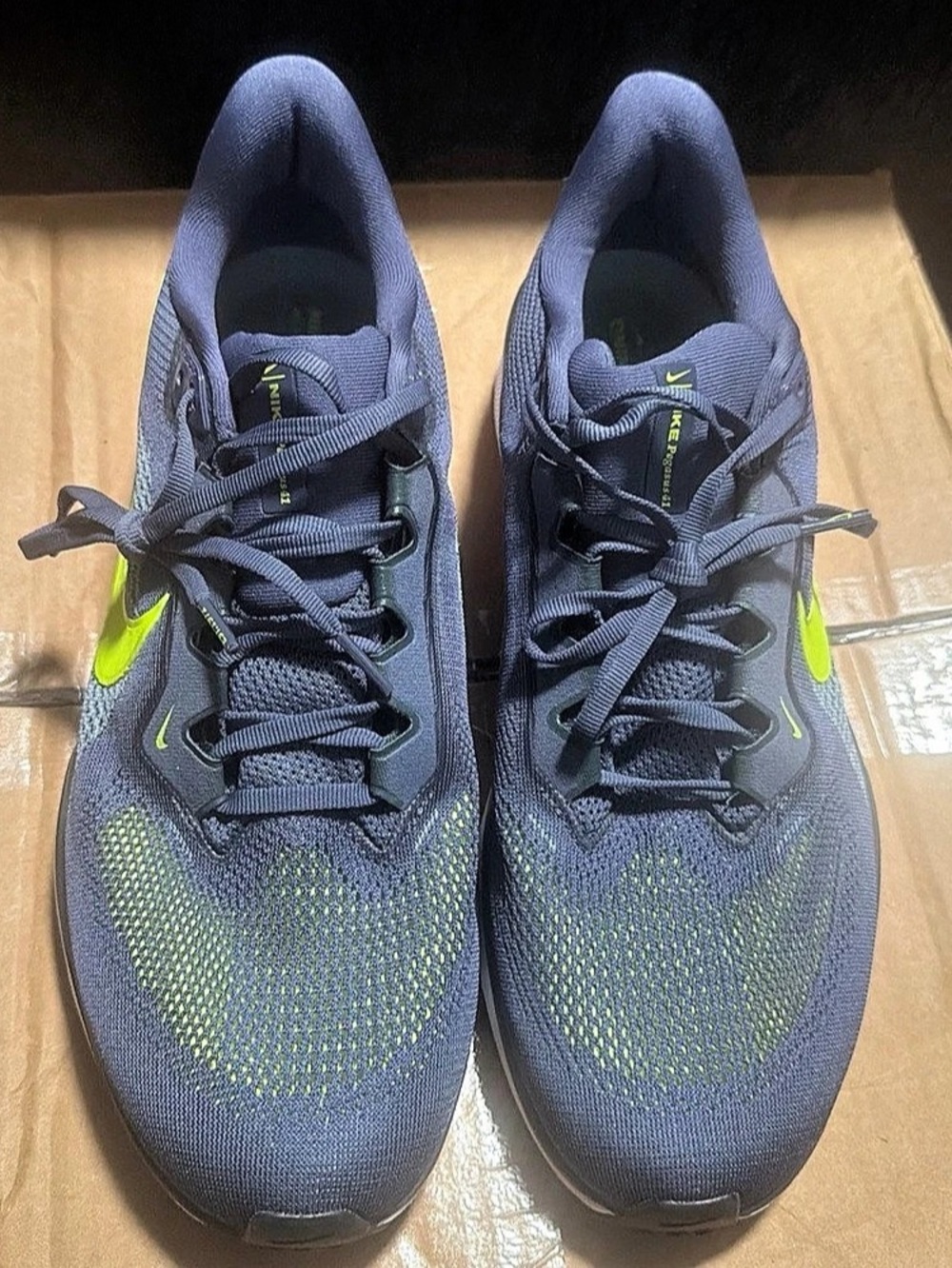 Nike Air Zoom Pegasus 41 Mens Running Shoes Blue Volt FD2722-501 Size 14